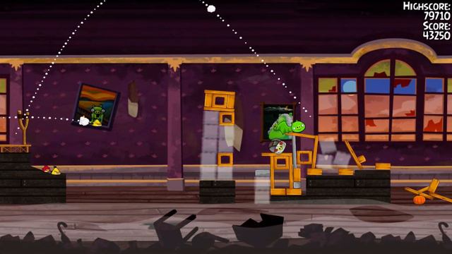 Angry Birds Season - Haunted Hogs - 1-4 | 3 star смотреть онлайн