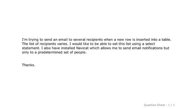 MySQL : How to send email from MySQL 5.1 смотреть онлайн