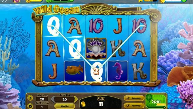 Microsoft Jackpot - Wild Ocean Slots - Windows 10 Gameplay смотреть онлайн