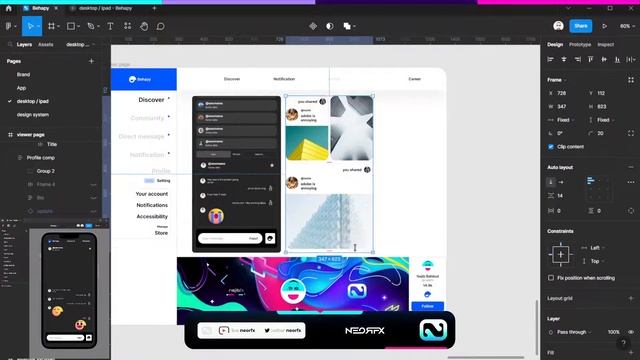 Figma Mobile app design смотреть онлайн