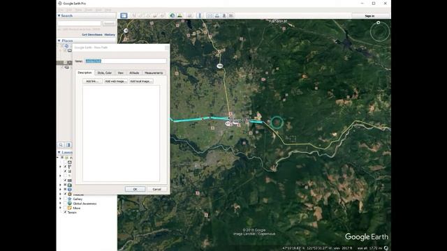Planning a Roadtrip in Google Earth Pro смотреть онлайн