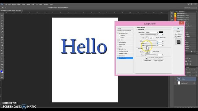Photoshop: Drop Shadow Tutorial смотреть онлайн