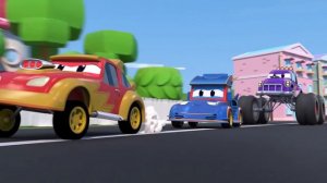 СУПЕР ГРУЗОВИК преследует ДИНОЗАВРА! | Супер Грузовик | Car City World App