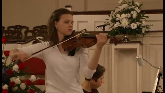 Melissa Ake Performs Vieuxtemps' Violin Concerto #5 In A Minor Part 1
