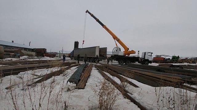 Разгрузка металла.Завершение рейса на Красноярск.