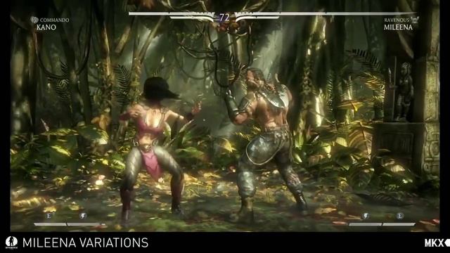 Mortal Kombat X - Mileena - 3 Variações/Variations + Fatality + X-Ray (60 FPS) смотреть онлайн