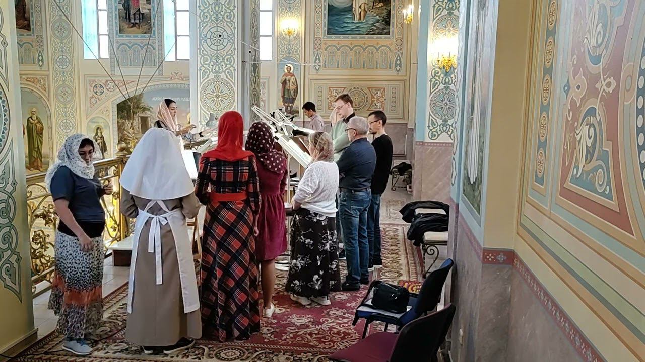 «Свете тихий» (Киевский распев). Регент Екатерина Артюхова. смотреть онлайн
