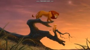 Король лев Симба и Киара.