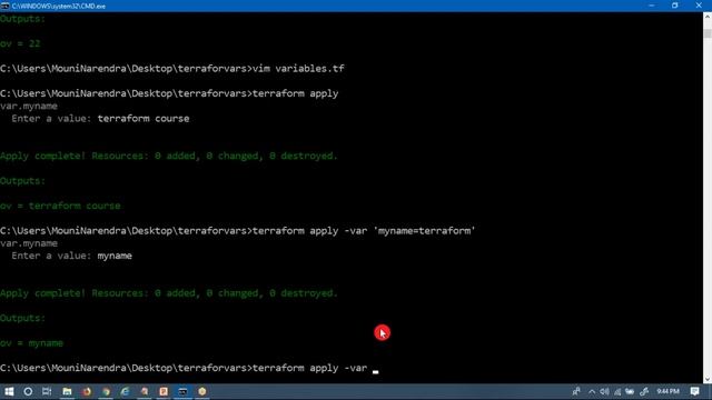 Terraform variables | Different ways to provide terraform variable values ? смотреть онлайн