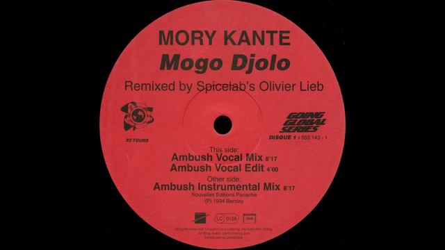 Mory Kante - Mogo Djolo (Ambush Vocal Mix) [HQ]