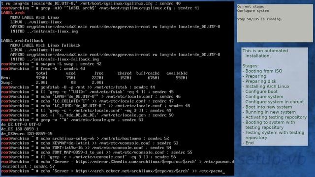 Arch Linux installation recording to kernel 5.11.11-arch1-1 (ISO) смотреть онлайн