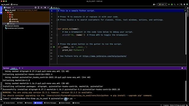 How to Create Exe File for Python Program using Pyinstaller смотреть онлайн