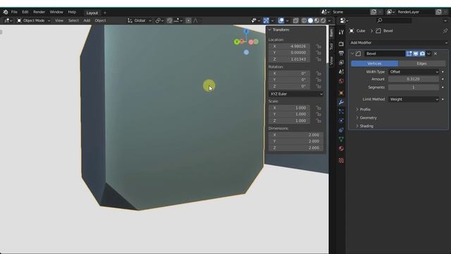 The Bevel Tool in Blender смотреть онлайн