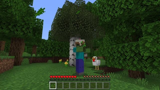 Minecraft Bedrock Edition Falling Leaves Addon/Mod Download смотреть онлайн