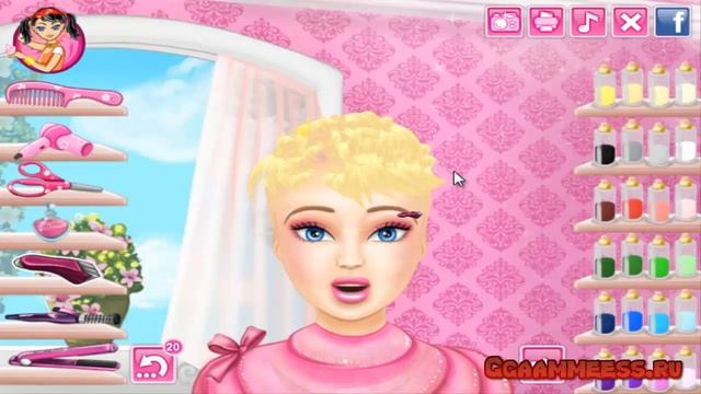 Причёска для Барби смотреть онлайн