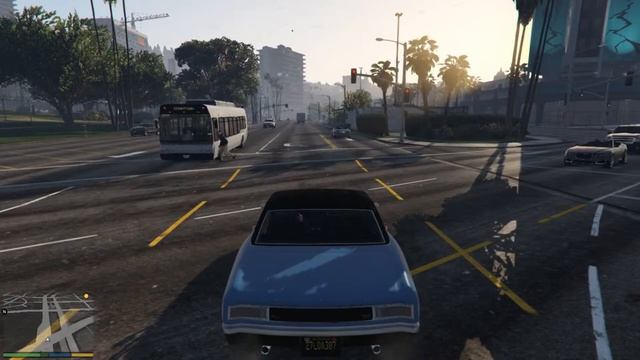 GTA 5. Крутые просторы. Настроение GTA 5. Тут просто - делай все, что хочется. Crunch the GTA 5. смотреть онлайн