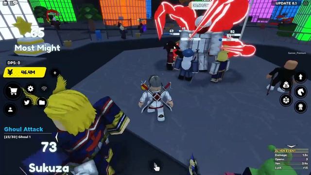 НОВОЕ ОБНОВЛЕНИЕ! ПРОКАЧАЛСЯ ДО ГУЛЕЙ В Anime Fighters Simulator ROBLOX! РУЛЕТКА В АНИМЕ ФАЙТЕРС! смотреть онлайн