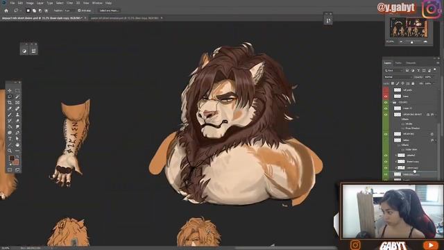 TOP TIER REFERENCE SHEET SPEEDPAINT process - Photoshop with SMITE spear from Anhur смотреть онлайн