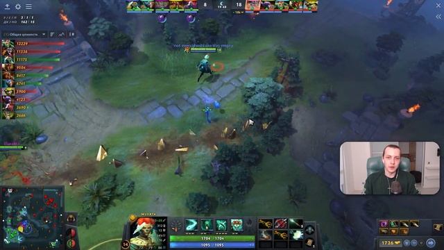 Зря её БАФНУЛИ.. Слишком много УРОНА - Муэрта 7.34 (керри меты) ? Muerta Dota 2 смотреть онлайн