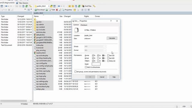 How to check size of remote folder via FTP client WinSCP & FileZilla смотреть онлайн