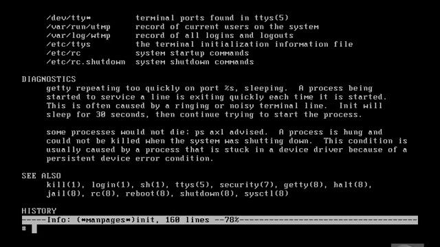 FreeBSD - Configuring INIT and Runlevels смотреть онлайн
