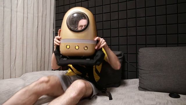 Рюкзак для кота - Астронавт. Моя переноска для кота на каждый день смотреть онлайн