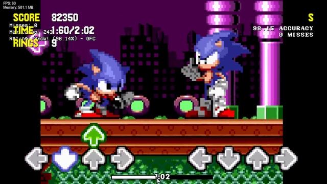 Friday Night Funkin - VS Sonic Dash & Spin - Genesis Battle (FC) смотреть онлайн