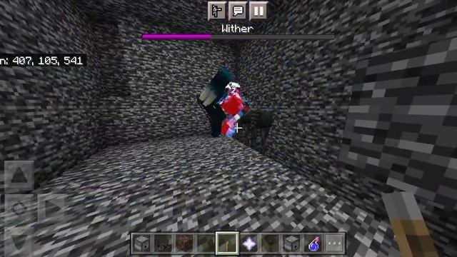 Warden VS Wither in mcpe 1.19 @naughty_pie6872 смотреть онлайн