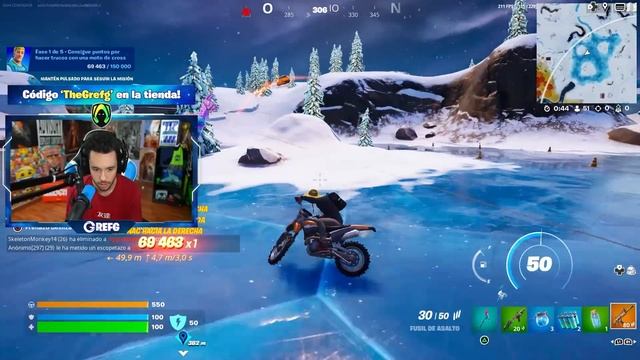 JUGANDO CON MRBEAST EN FORTNITE - TheGrefg смотреть онлайн