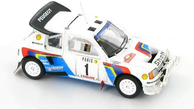 Peugeot  205 T16 Rally Monte Carlo 1986 1:43 Scale Model Car