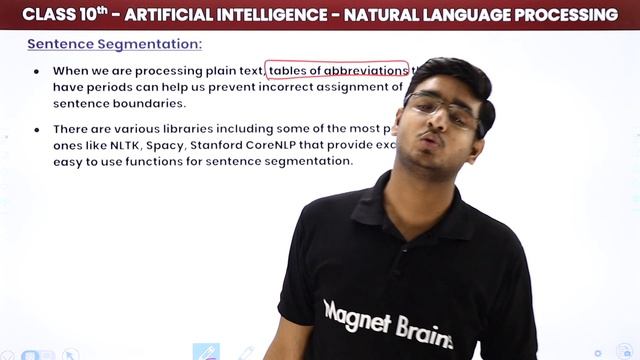 Text Normalization - Sentence Segmentation | Class 10 Artificial Intelligence 2022-23 смотреть онлайн