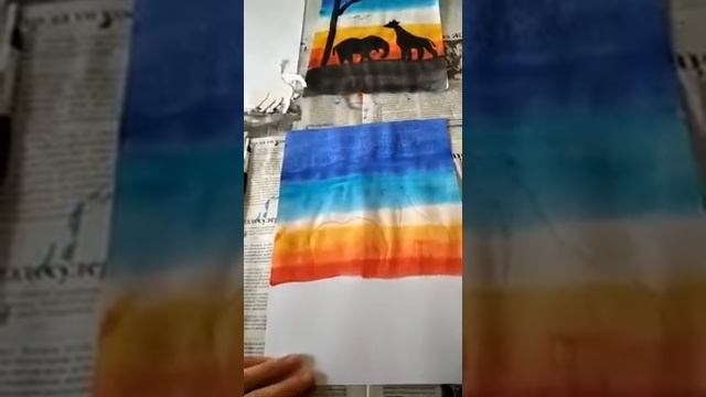 Силуэтное рисование смотреть онлайн