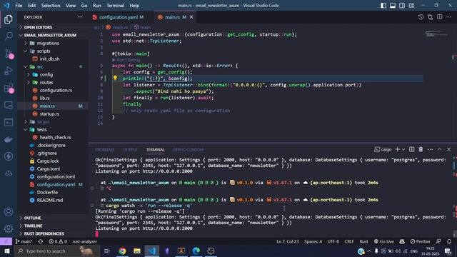 How to configure your Rust app using the "config" crate (YAML file example) смотреть онлайн