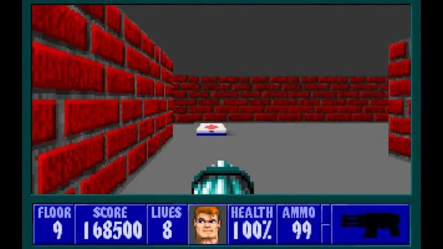 MS-DOS игры 20 лет спустя. Ретро игра Wolfenstein 3D (Escape From Castle Wolfenstein) обзор