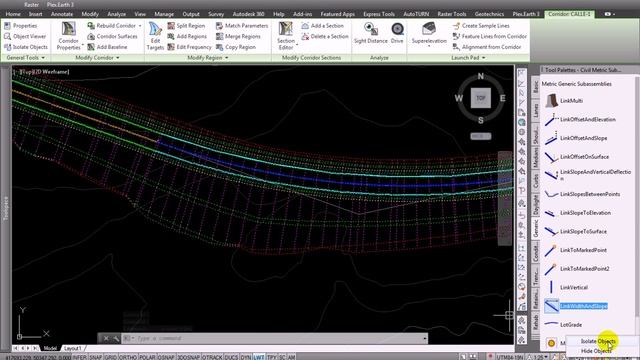 Tutoriales RG - AutoCAD Civil 3D 2014 - 42 - RECORRIDO 3D POR CORRIDOR смотреть онлайн