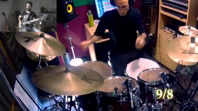 Schism DRUMCAMS + DRUM SOLO + TIME MEASURE INDICATION (in real time) смотреть онлайн