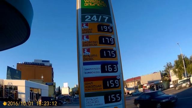 Цена топлива в Грузии, где лучше заправлять авто смотреть онлайн