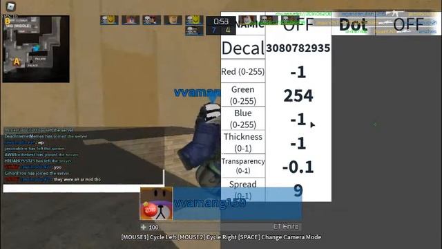 ROBLOX CROSSHAIR COUNTER BLOX смотреть онлайн