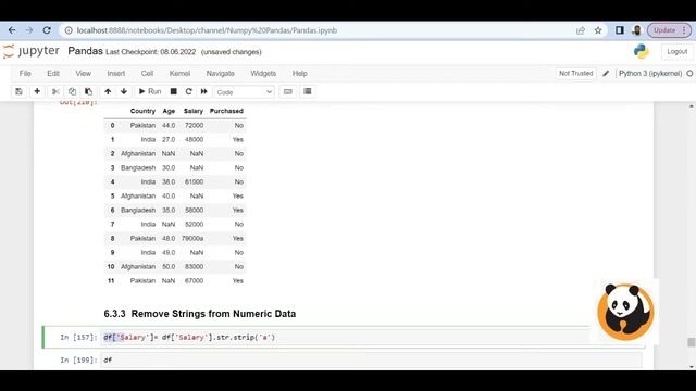 Data Cleaning in Pandas Python| Handle Missing Values with Examples | Data Preprocessing [Hindi]Urd смотреть онлайн