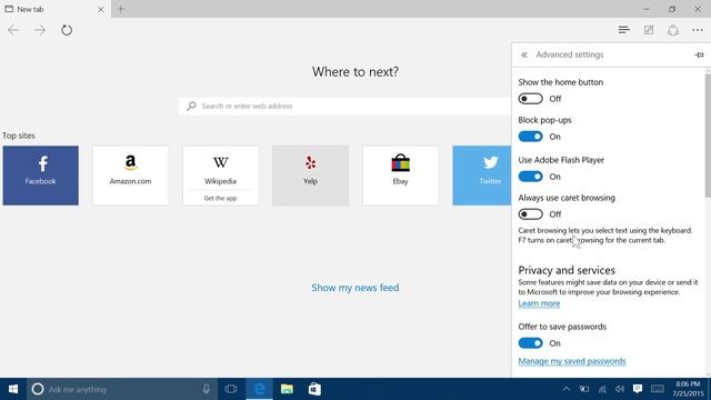 Disable Flash in Microsoft Edge and Windows 10 смотреть онлайн