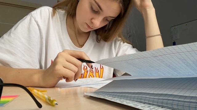 учись со мной?♀️|мотивация на учёбу|домашнее задание|как стать отличницей|study with me|егэ смотреть онлайн