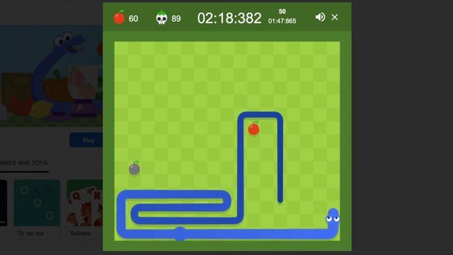 World First Poison Mode 100 Apples Speedrun - Google Snake смотреть онлайн