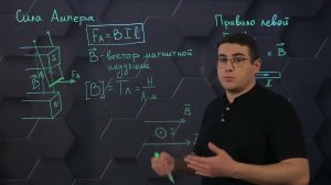Действие магнитного поля на проводник с током. 8 класс.