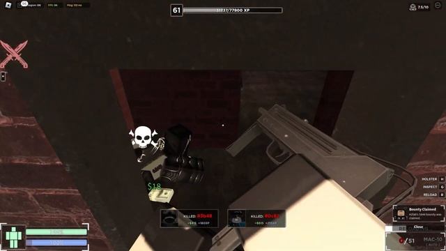 Геймплей с MAC-10 | Roblox Criminality
