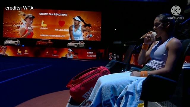 Emma Raducanu vs Storm Sanders Round 1 of Porsche Tennis Grand Prix Results смотреть онлайн