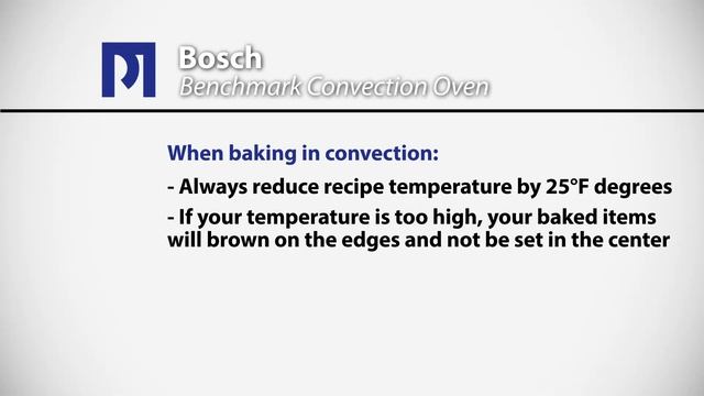 Bosch 30 Inch Benchmark Convection Oven смотреть онлайн