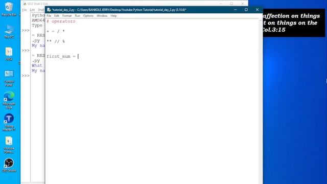 Python Programming Tutorial - (2) Input Function and Mathematical Operations смотреть онлайн