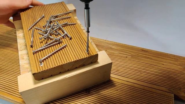 Террасные саморезы BeA BeFIX TERRA 4,5x70 монтаж в лиственницу смотреть онлайн