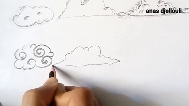 how to draw clouds with pencil смотреть онлайн