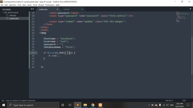 How to update data in database using PHP and MySQL смотреть онлайн